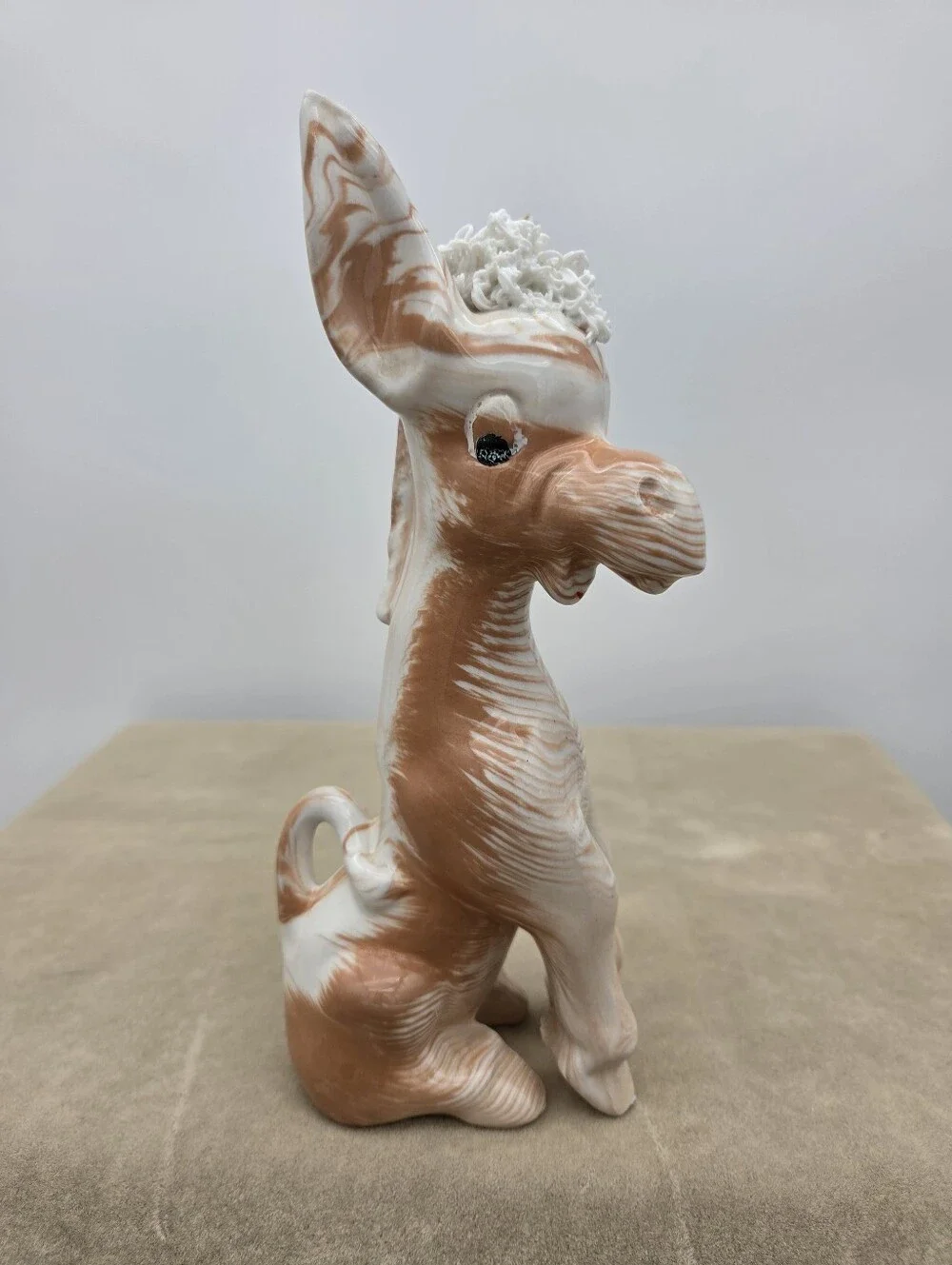 Donkey Marble Cake Zoo Collection Spaghetti Figurine